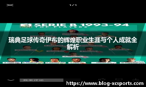 瑞典足球传奇伊布的辉煌职业生涯与个人成就全解析